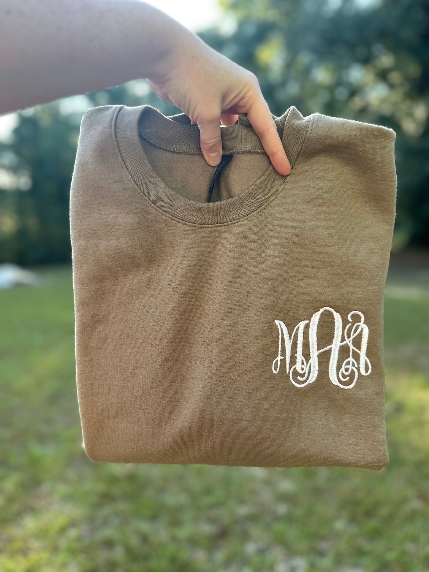 Embroidered Monogram Sale