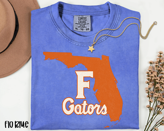 Distressed F Orange State