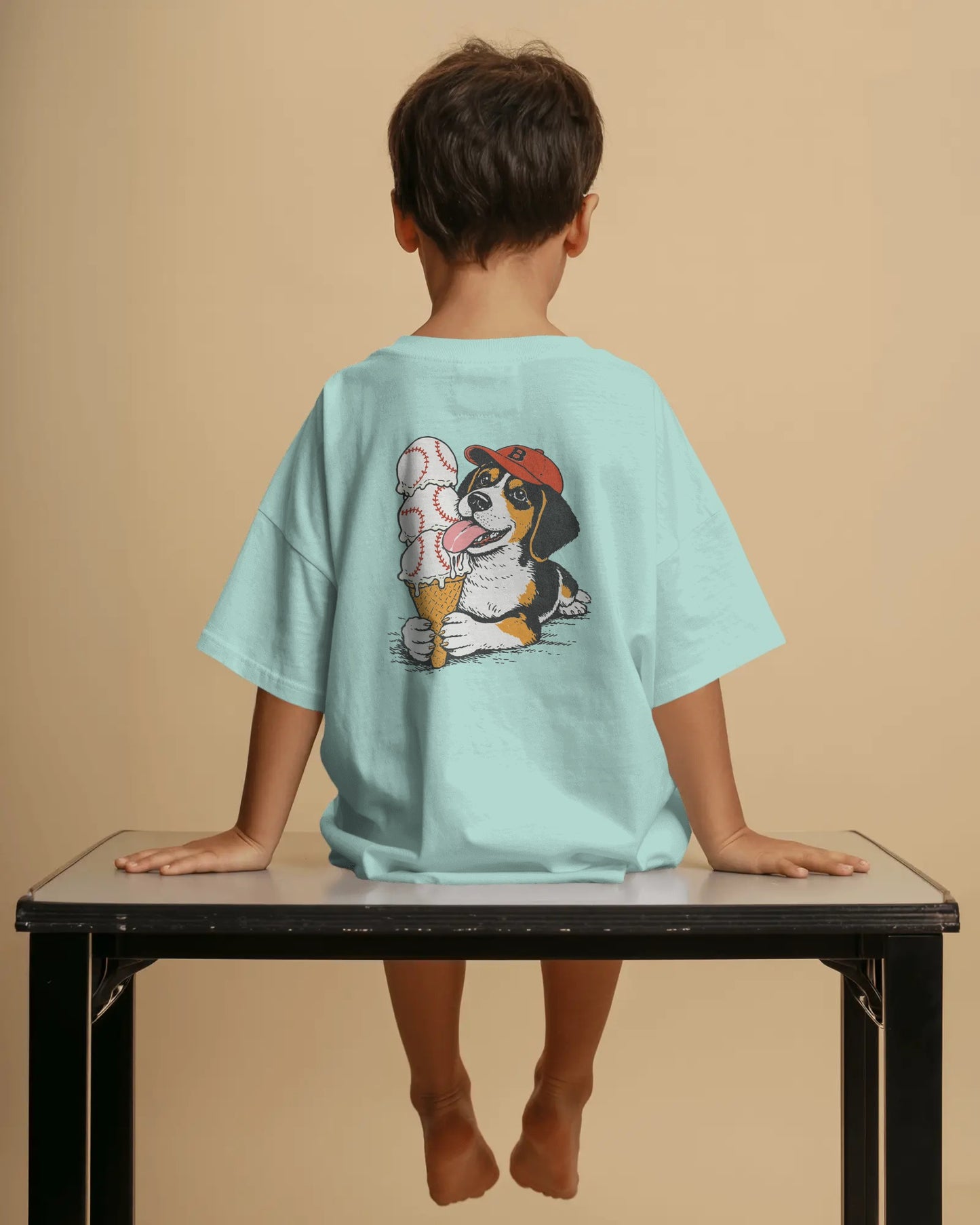 Dog Baseball Ice Cream