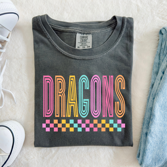 Dragons with Checkered Bottom