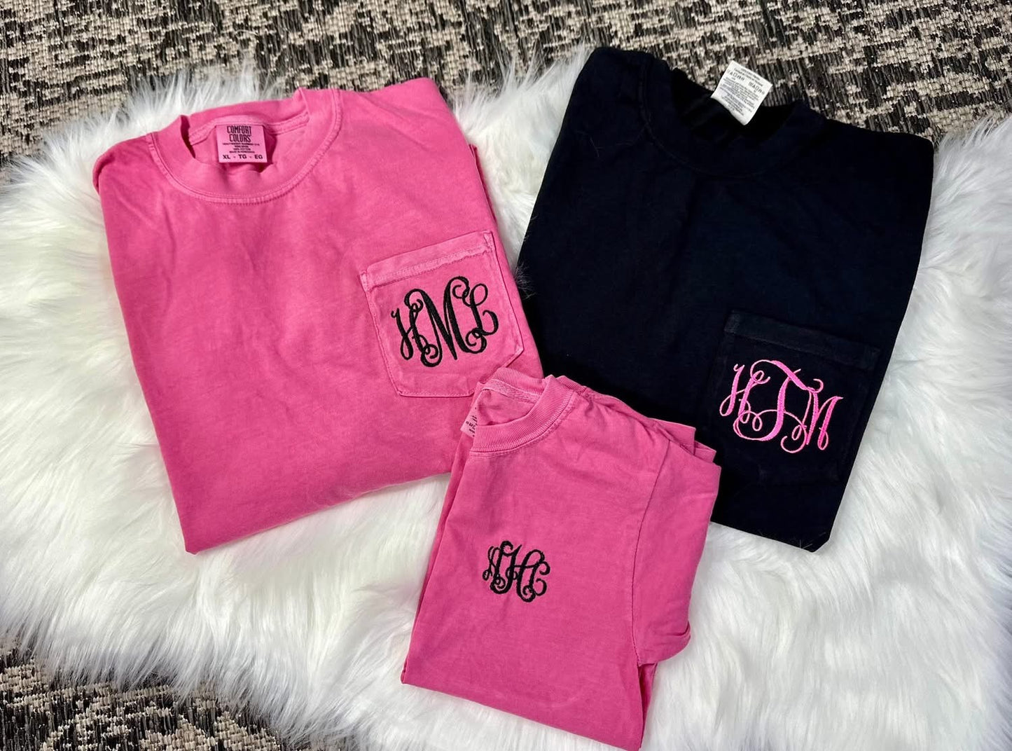 Embroidered Monogram Sale