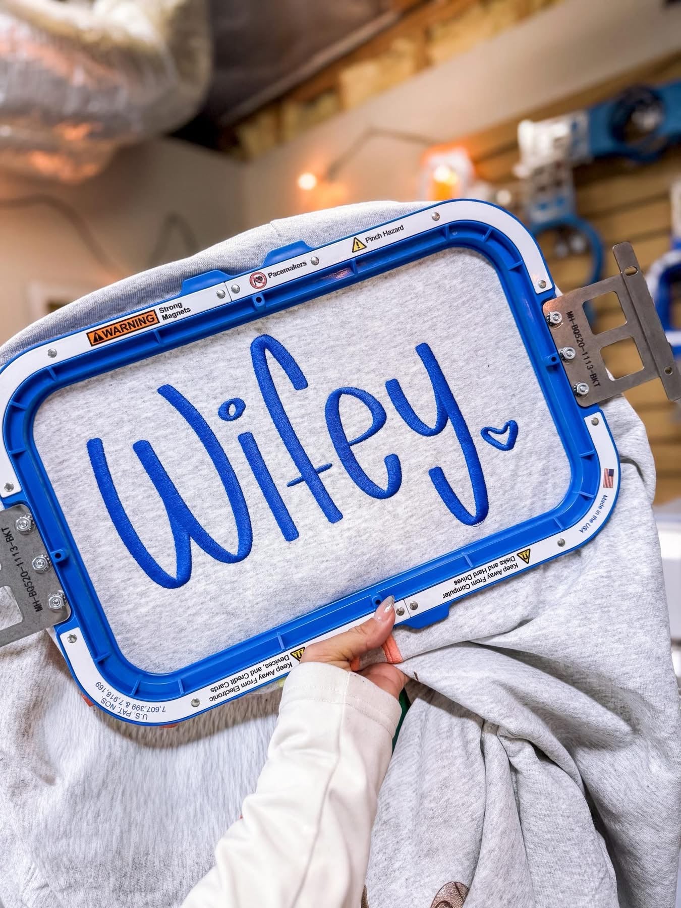 Embroidered Scribble Names