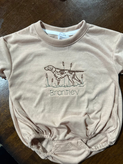 Sketch Dog Embroidery With Name