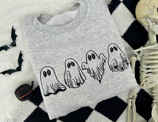 Spooky Ghosts Embroidered