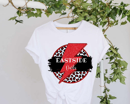 Eastside Owls Leopard Circle
