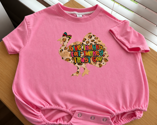 RTS- Leopard Turkey Bubble-Pink
