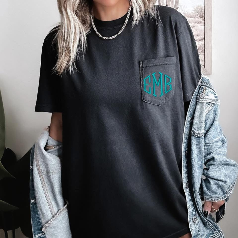 Embroidered Monogram Sale