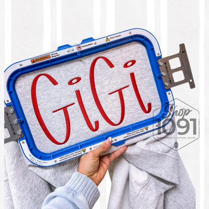 Embroidered Scribble Names