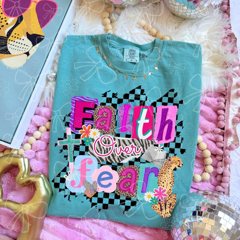 Fiath over Fear Scrapbook Checkered