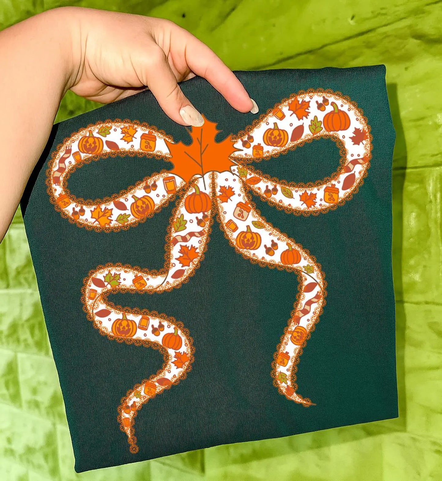 Fall Leaf Bow