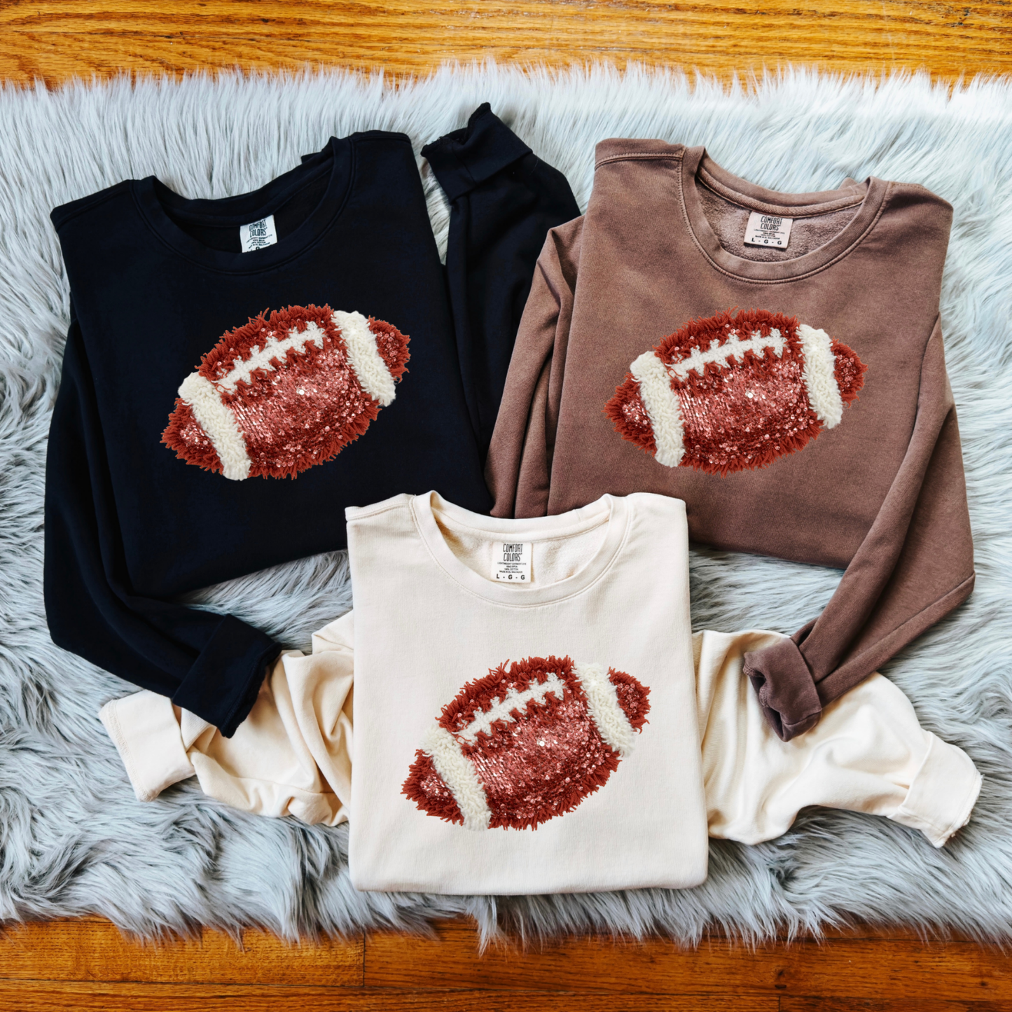Faux Yarn Football