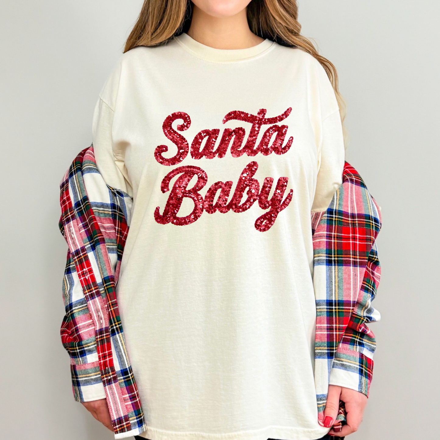 Faux Yarn Santa Baby