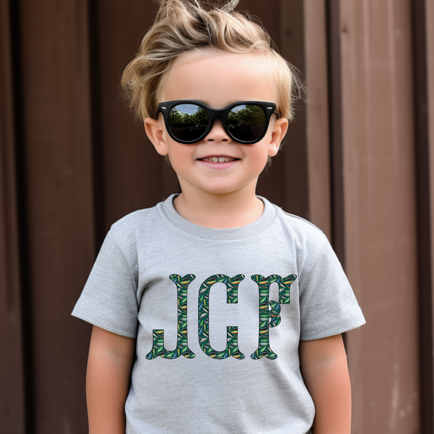 Fish Fisttail Monogram- Boy