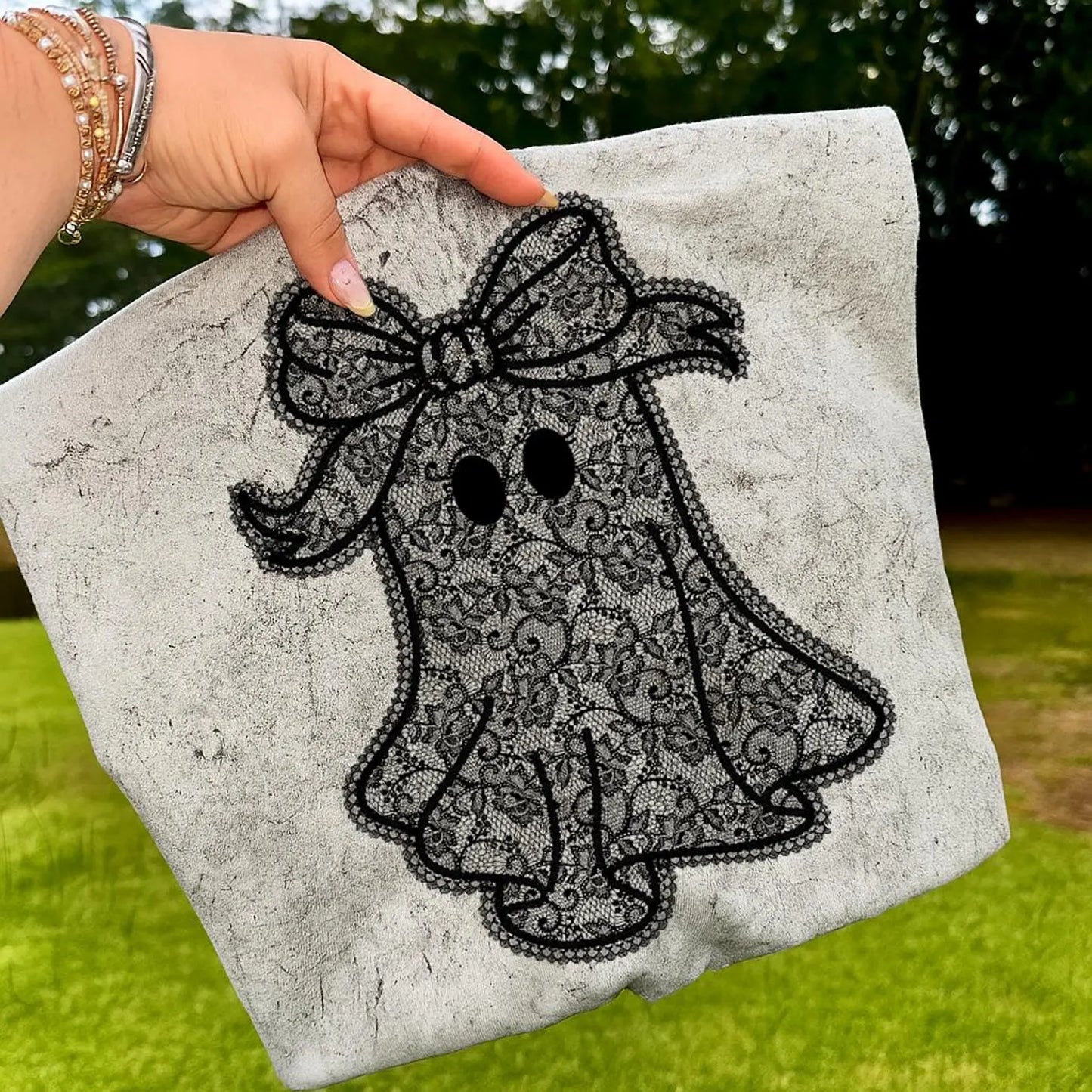 Floral Black Ghost