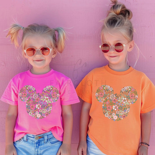 Floral Mickey Ears