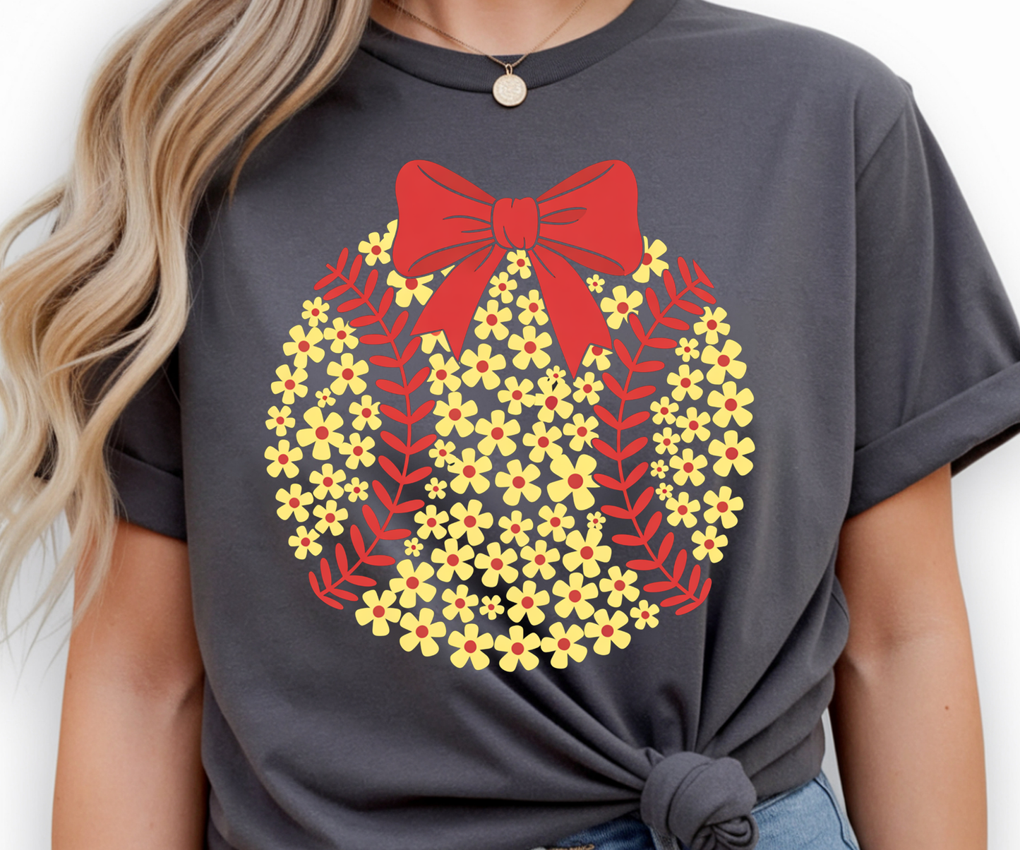 Floral Yellow Softball