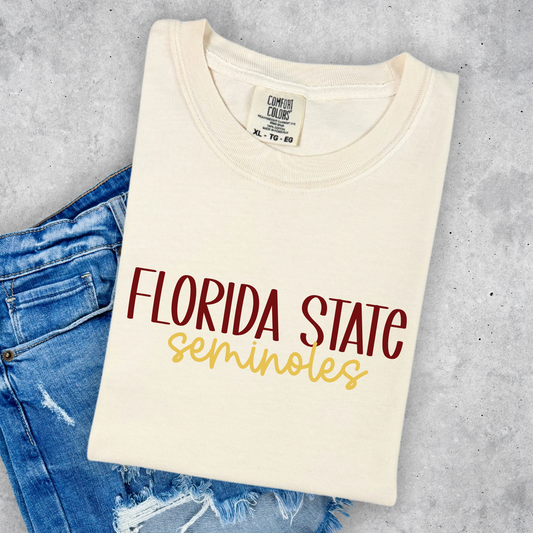 Florida state Seminoles- Preppy- Garnet and Gold