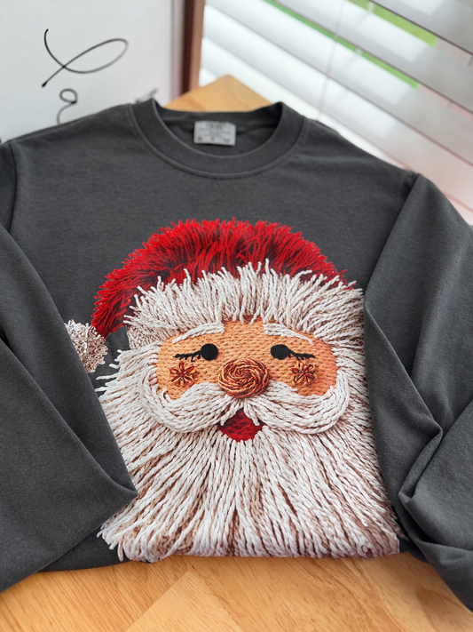 RTS- Yarn Santa- Long Sleeve