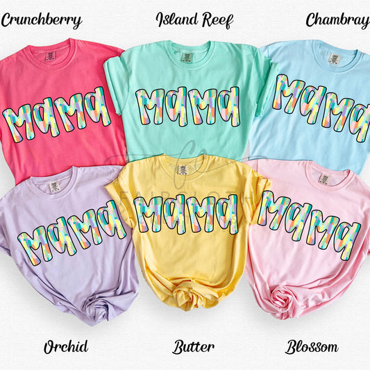 Pastel Mama Brushstroke