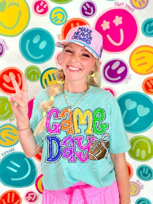 Game Day Football with Bow