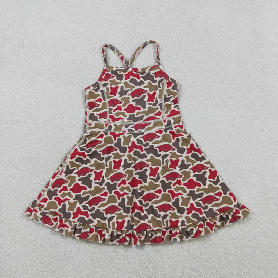 Red Duck Camo Athletic Dress