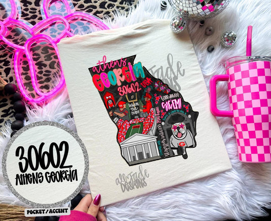 Georgia Collage within State Border