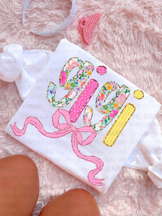 GiGi- Pink Yellow Floral