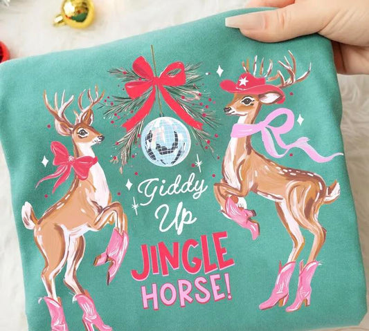Giddy Up Jingle Horse with Boots