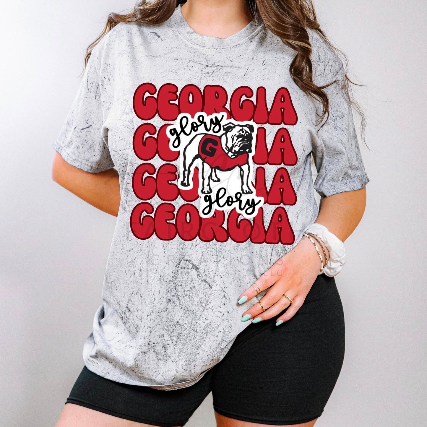 Glory Glory UGA Georgia Stacked