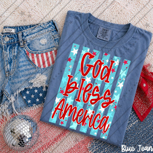 God Bless America Star Stripes