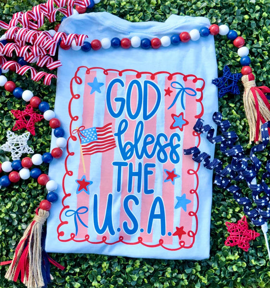 God Bless the USA Stripes