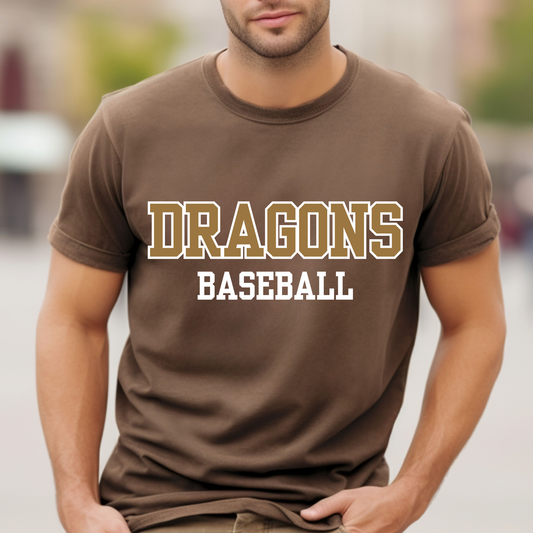 Gold and White Dragons Varsity