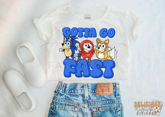 Gotto Go Fast Bluey