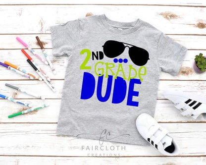 Grade Dude with Black Aviators (Preschool to 5th Grade)