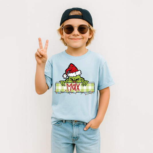 Boy Grinch with Name