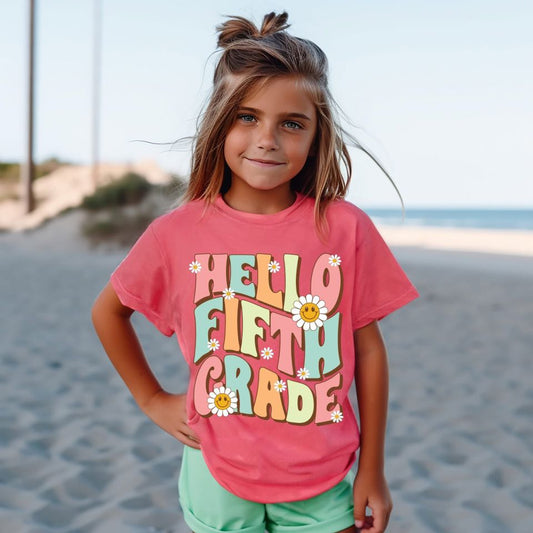 Groovy Wavy Grade with Daisies