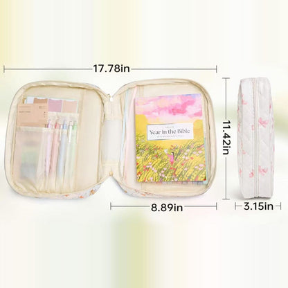 PREORDER- Quilted Bible Covers- Embroidered with Name