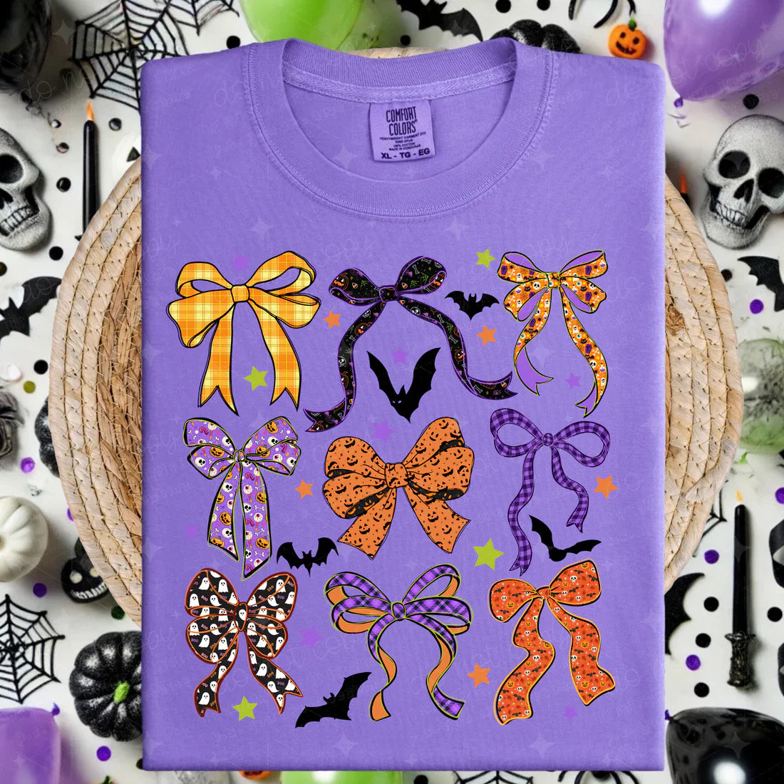 Halloween Bow Collage