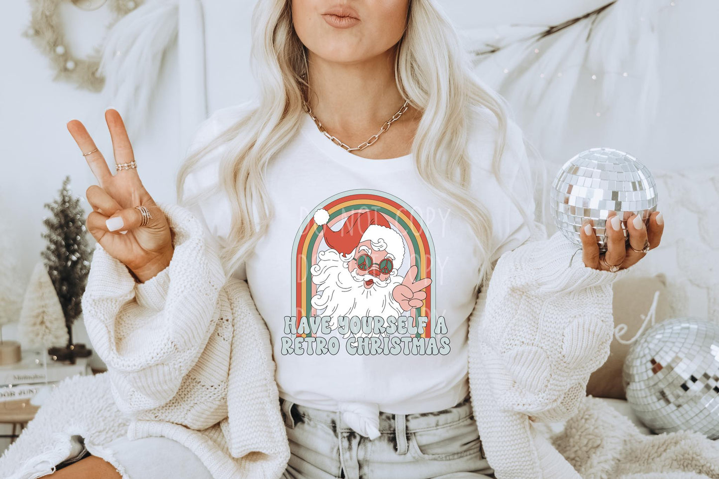 Retro Christmas Santa