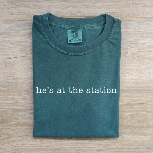 He's at the Station