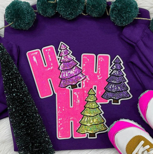 Ho Ho Ho Glitter Patch