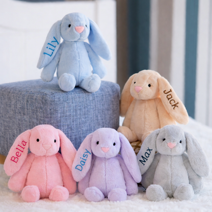 PREORDER-Embroidered Easter Bunny and Goose