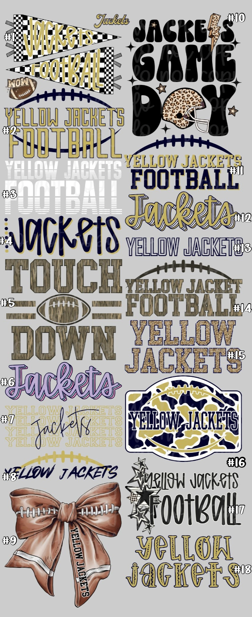 Jackets Game Day Options