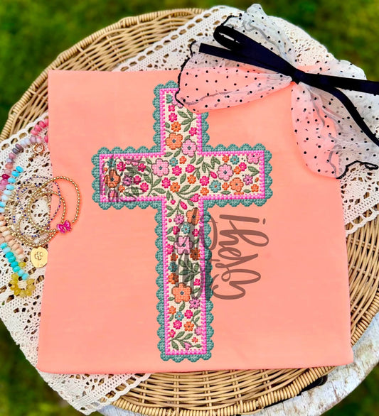 Faux Stitch Cross