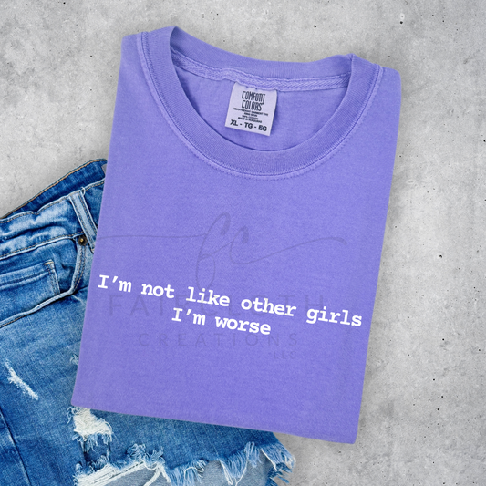 I'm Not Like Other Girls