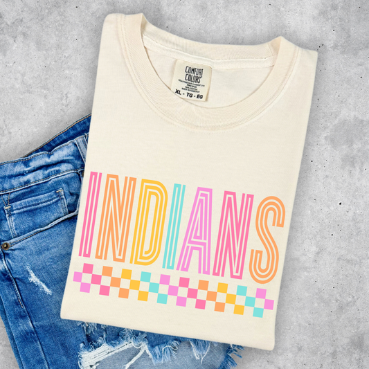 Indians Checkered Underline