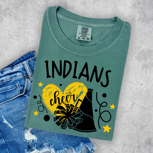Indians Cheer Yellow Heart