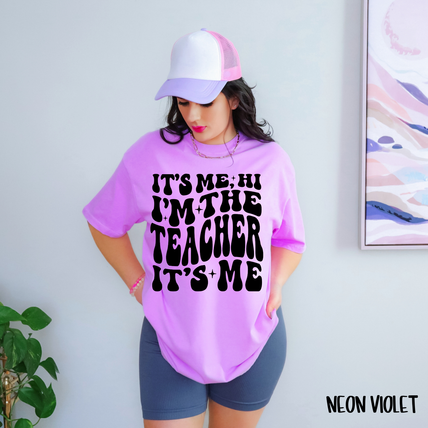 It's Me Hi I'm the Teacher (black)