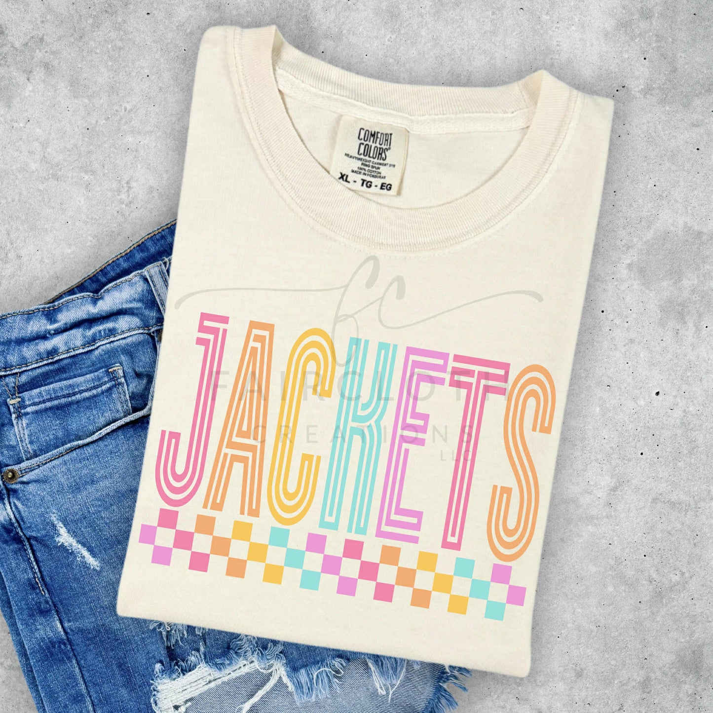 Jackets Checkered Bottom