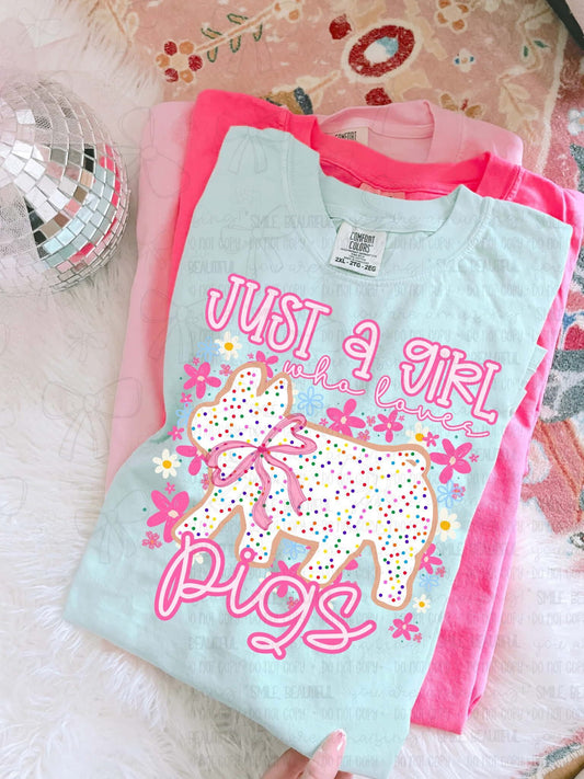 Just a Girl Who Loves Pigs Spotted